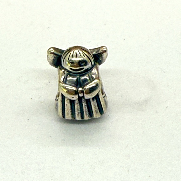 Pandora Retired Sterling Silver Angel Prayer Charm S925 ALE - Picture 1 of 7